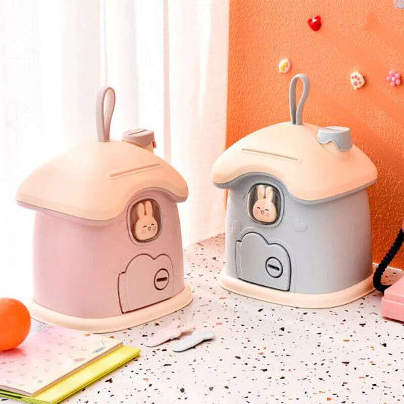 Mushroom Money Banking Toy, Kid Money Saving Box, Paper Note And Coin Saving Box