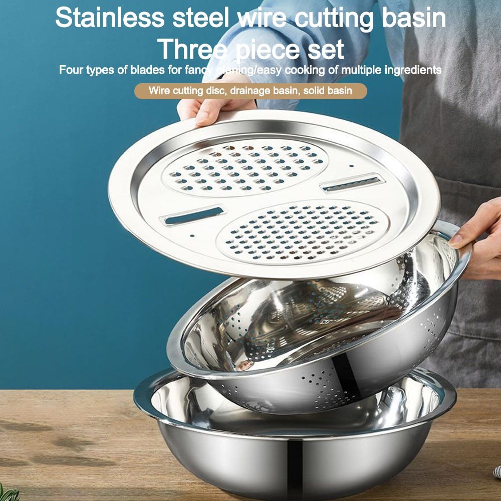 3PCS Multifunctional Steel Slicer (Premium Quality)