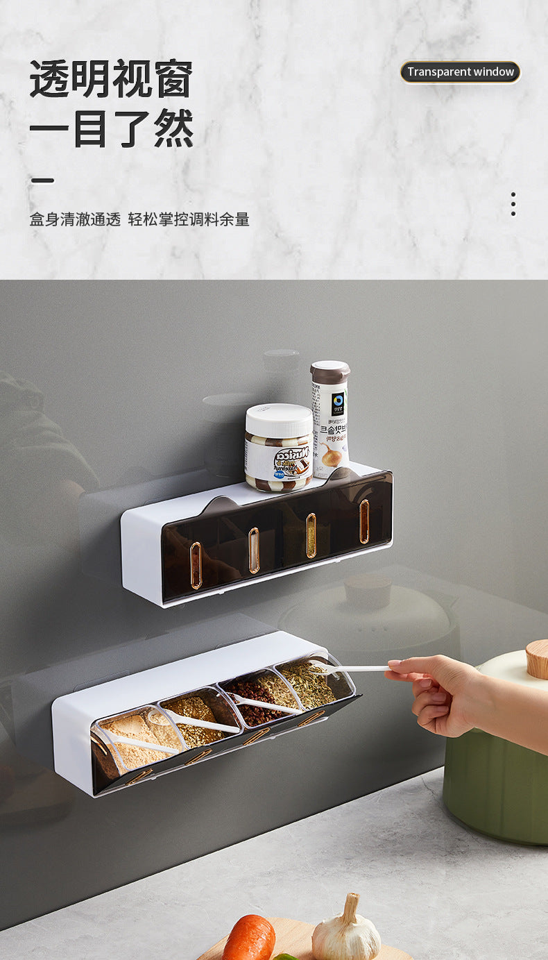 Kitchen Wall-mounted Luxy Seasoning Jar