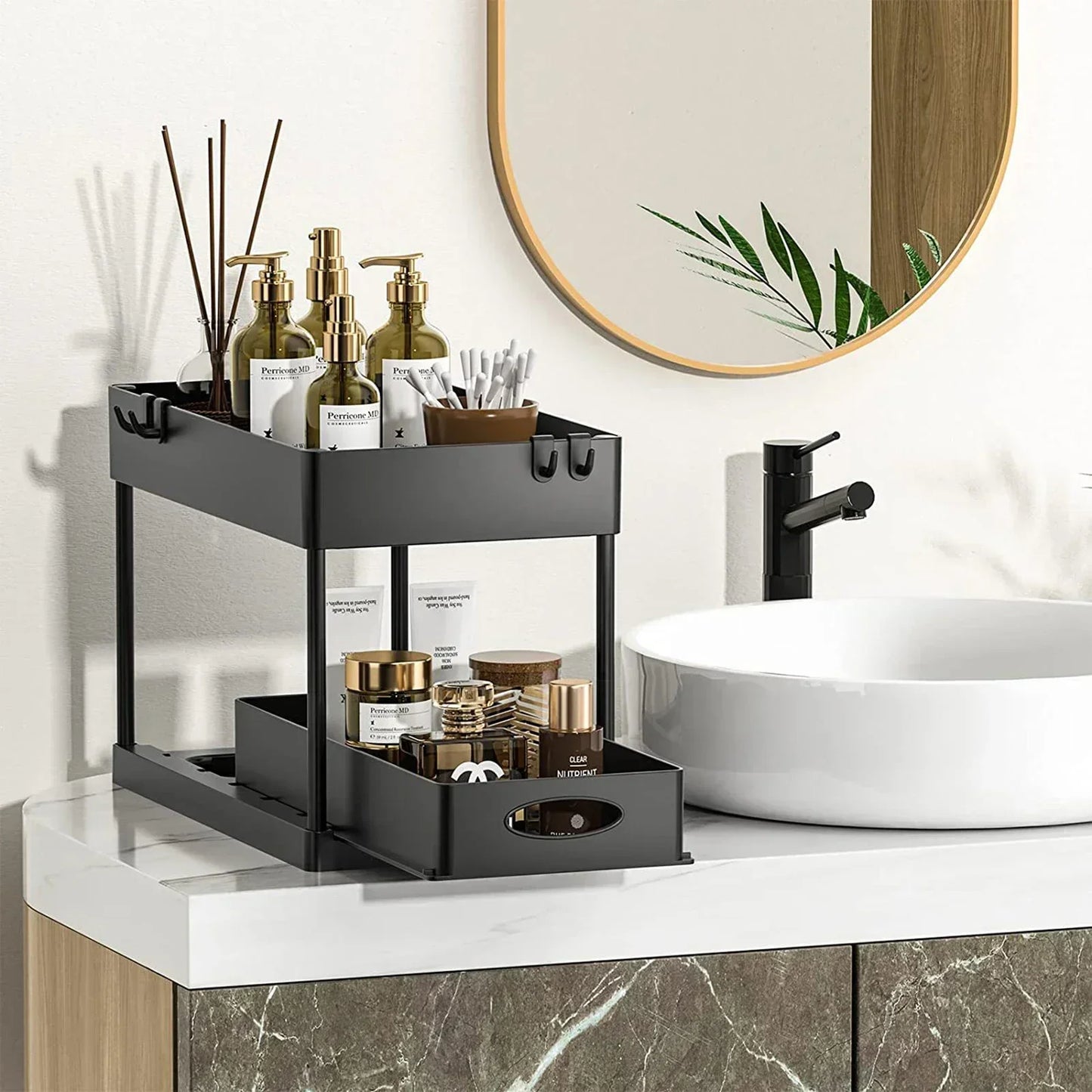 2 Tier Kitchen And Undersink   Multipurpose Organizer (Premium Quality)