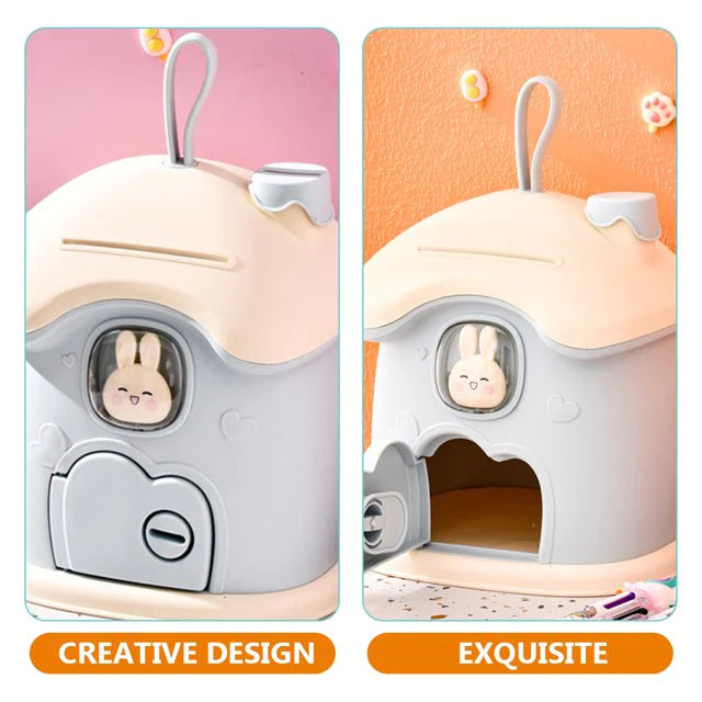 Mushroom Money Banking Toy, Kid Money Saving Box, Paper Note And Coin Saving Box