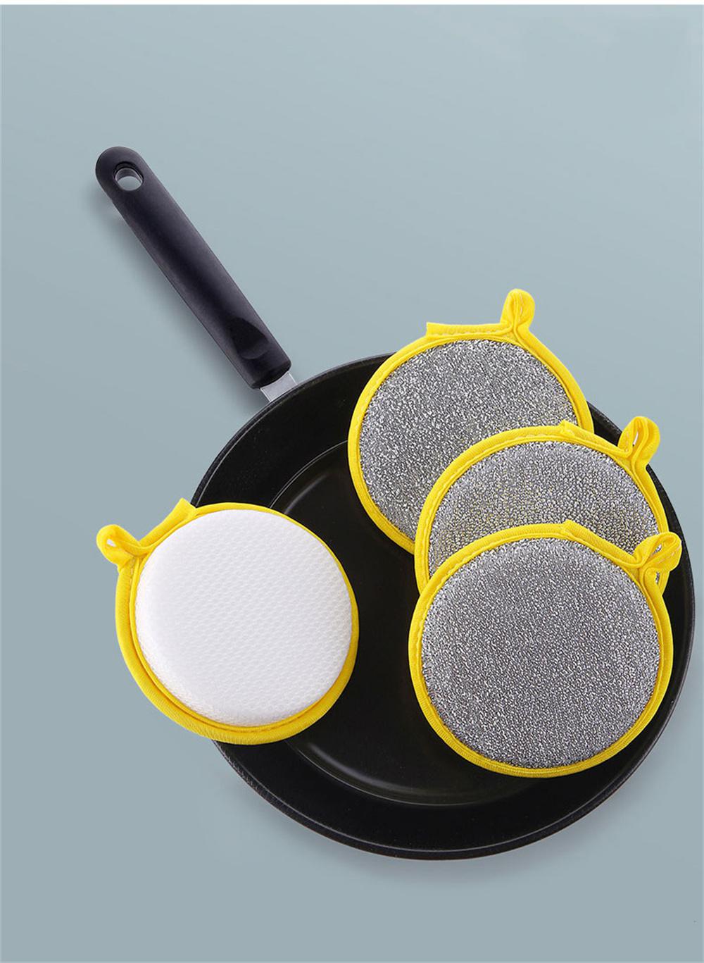 Double Sided Cleaning Sponge (Pack of 4)