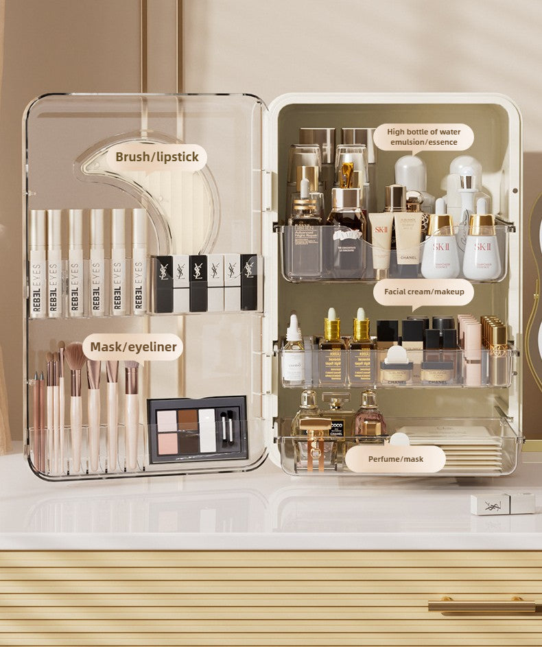 Transparent Luxury Large Capacity Cosmetics Storage Box (Premium Quality)