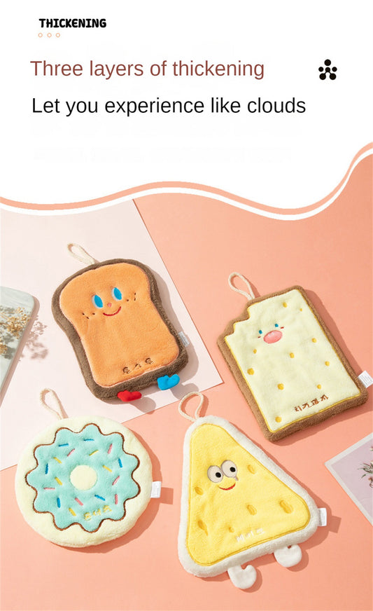 Cute Cartoon Super Absorbent Hand Towel 1Pc
