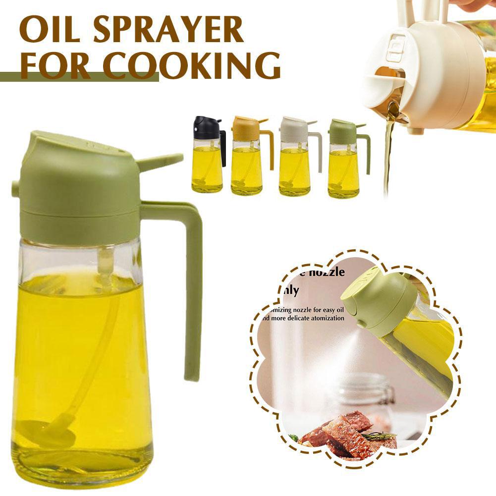 2 in 1 Oil Spray Glass Jug