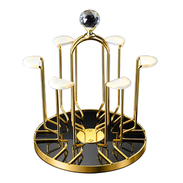 1pc Household Cup/Glass Holder, Rotating Drain And Dustproof Glass Cup Holder