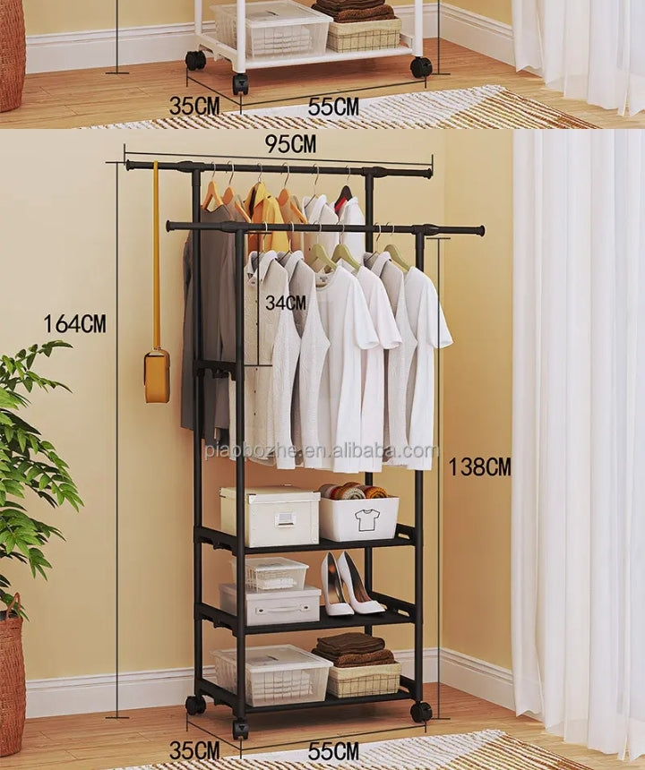 Modern Simple Multi-Functional Metal Coat Rack (Premium Quality)