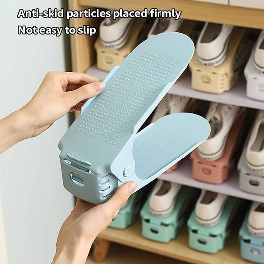 Double Layers Adjustable Shoe Rack (Premium Quality)