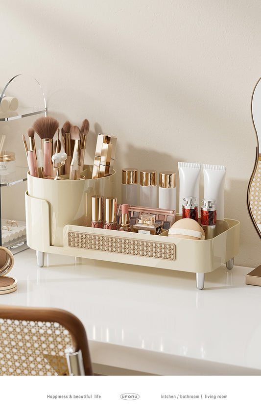360° Rotatable Desktop Makeup Box (Premium Quality)