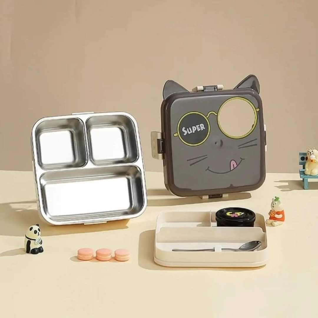 Kids Carnival Lunch Box Stainless Steel (Premium Quality)