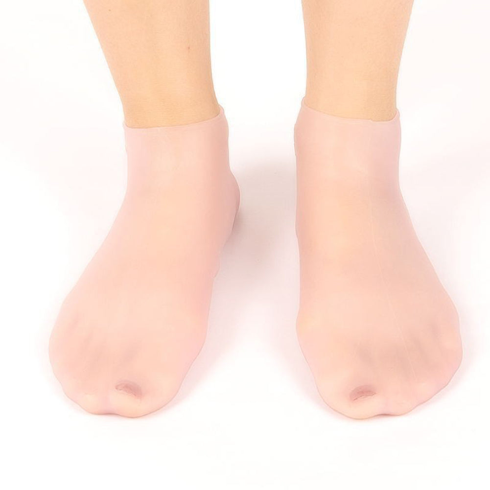 1Pair Silicone Moisturizing Socks