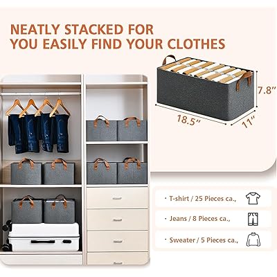 Clothes Storage Organizer With Metal Rods (High Quality)