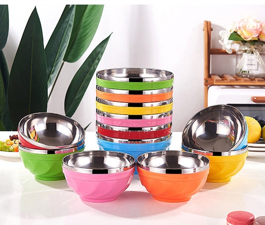 Double-Layers Stainless Steel Bowl (Premium Quality)