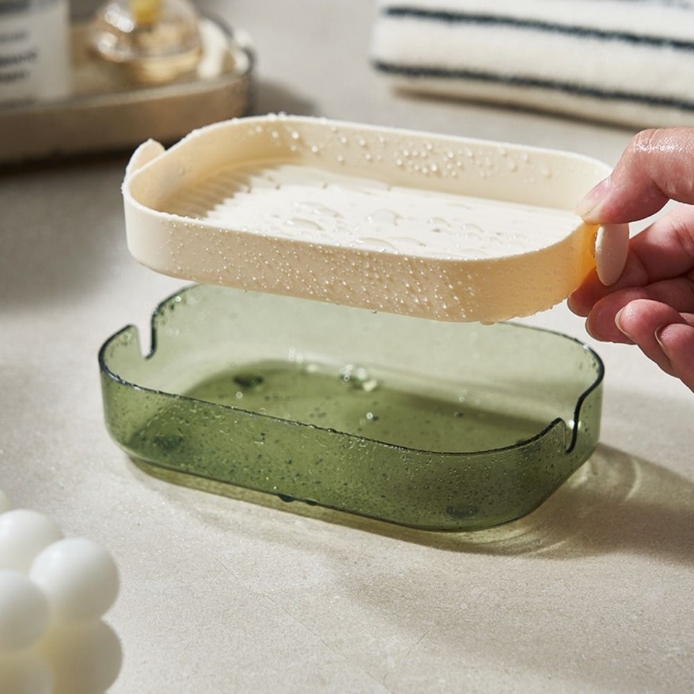 Double Layers Design Soap Dish