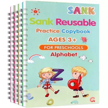4 PCS Magic book with 10 Refills