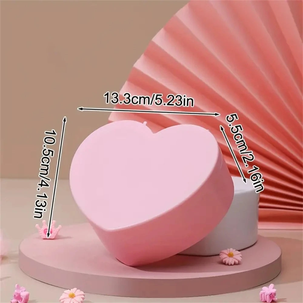 1Pcs Heart Jewelry Box
