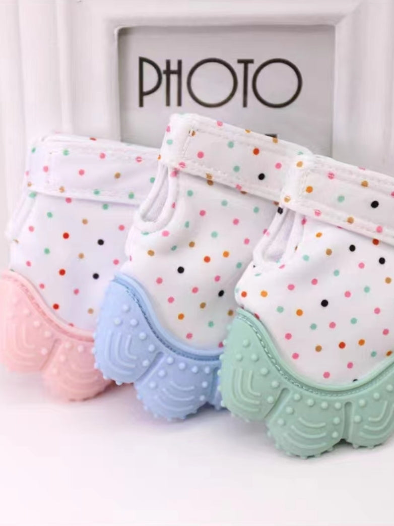 1 Pcs Baby Teether Cartoon Printed Children'S Glove