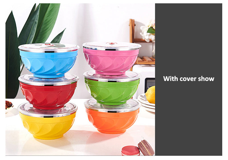 Double-Layers Stainless Steel Bowl (Premium Quality)
