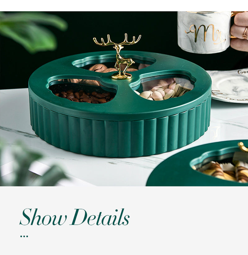 Double-Layers Nordic Style Dried Fruit Box (Premium Quality)