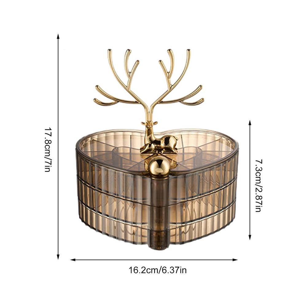 3Layers Acrylic Deer Style Jewelry Organizer (Premium Quality)