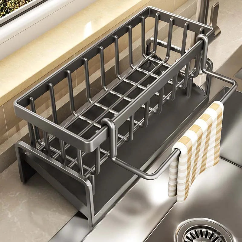 Kitchen Sink Drain Rack Organizer Multifunction