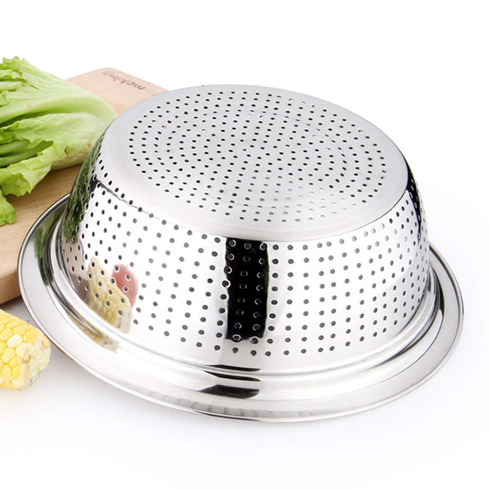 Drain Stainless Steel Washing Sieve Basket (Premium Quality)