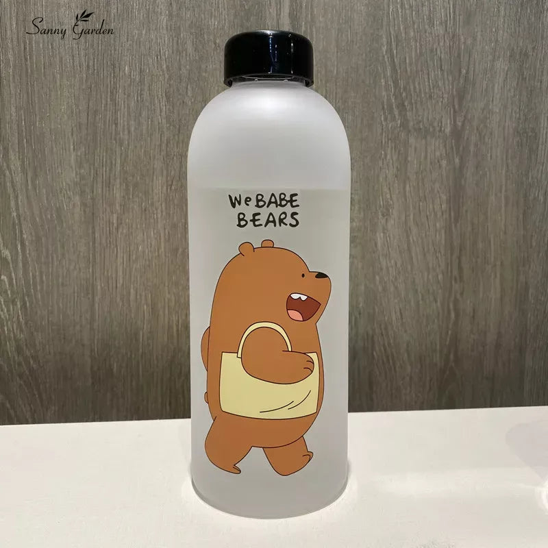 500ml Bear Style Water Bottle With Extra Cap ( Premium Quality)