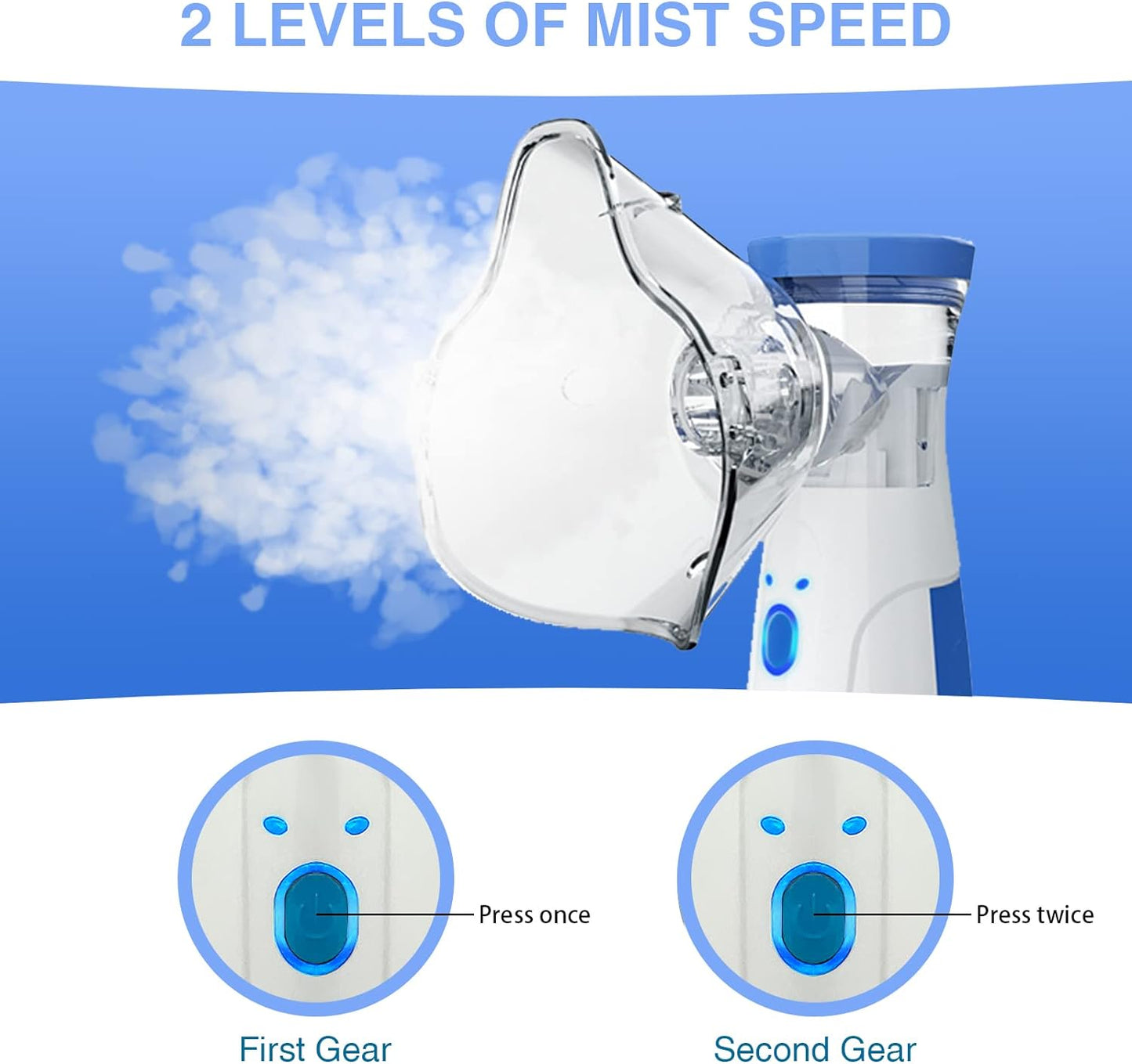 Handheld Portable Autoclean Nebulizer Machine