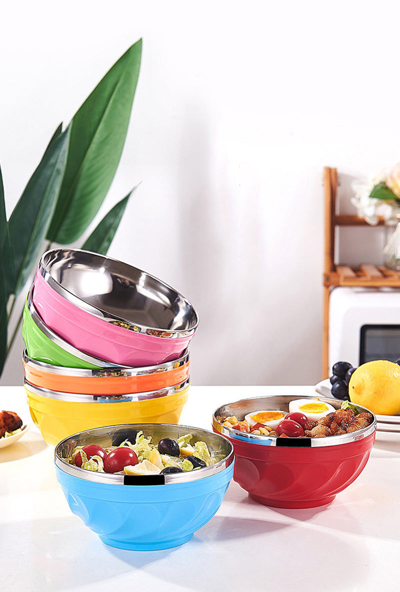 Double-Layers Stainless Steel Bowl (Premium Quality)