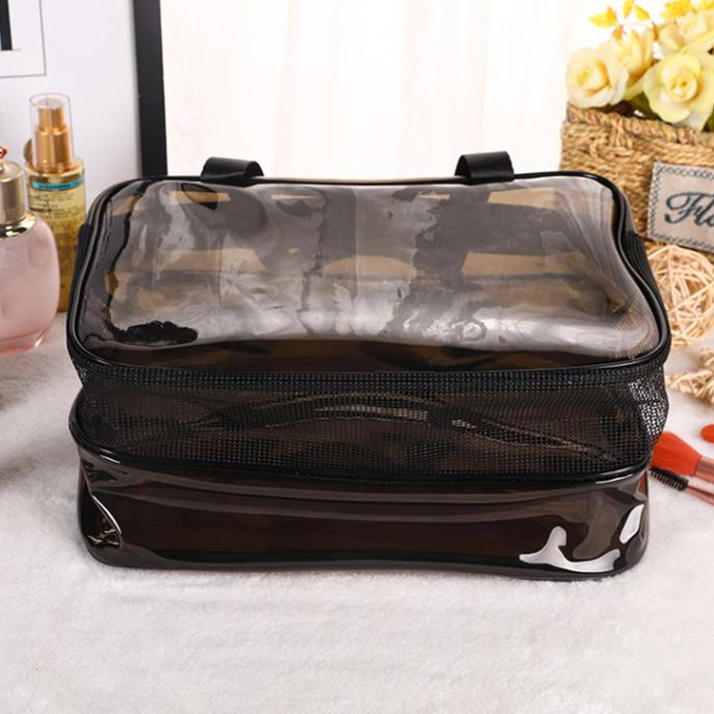 Double Layer Waterproof Cosmetics Bag