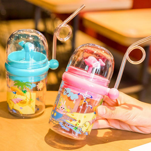 Kids Funny Whale Water Drinking Bottle 250ml
