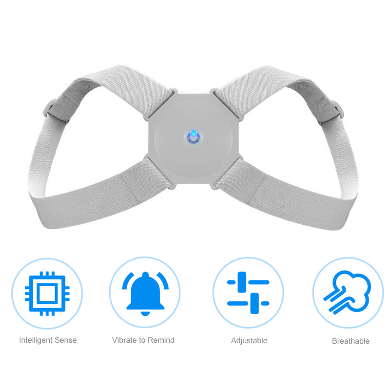 Smart Posture Corrector With Intelligent Sensor Vibration Reminder Adjustable Back Brace Support