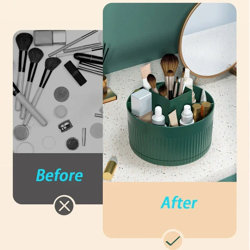 5 Compartment Rotating Makeup Organizers