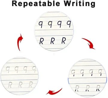 4 PCS Magic book with 10 Refills
