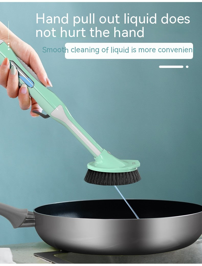 Long Handle Liquid Storage Pot Brush