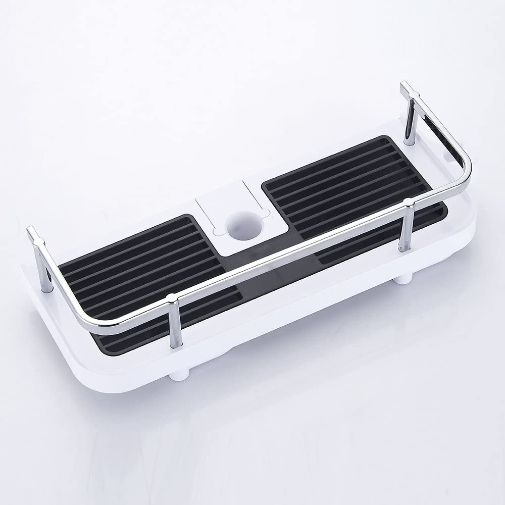 Bathroom Shower Shelf Organizer Rack, Shampoo Holder Shower Pole