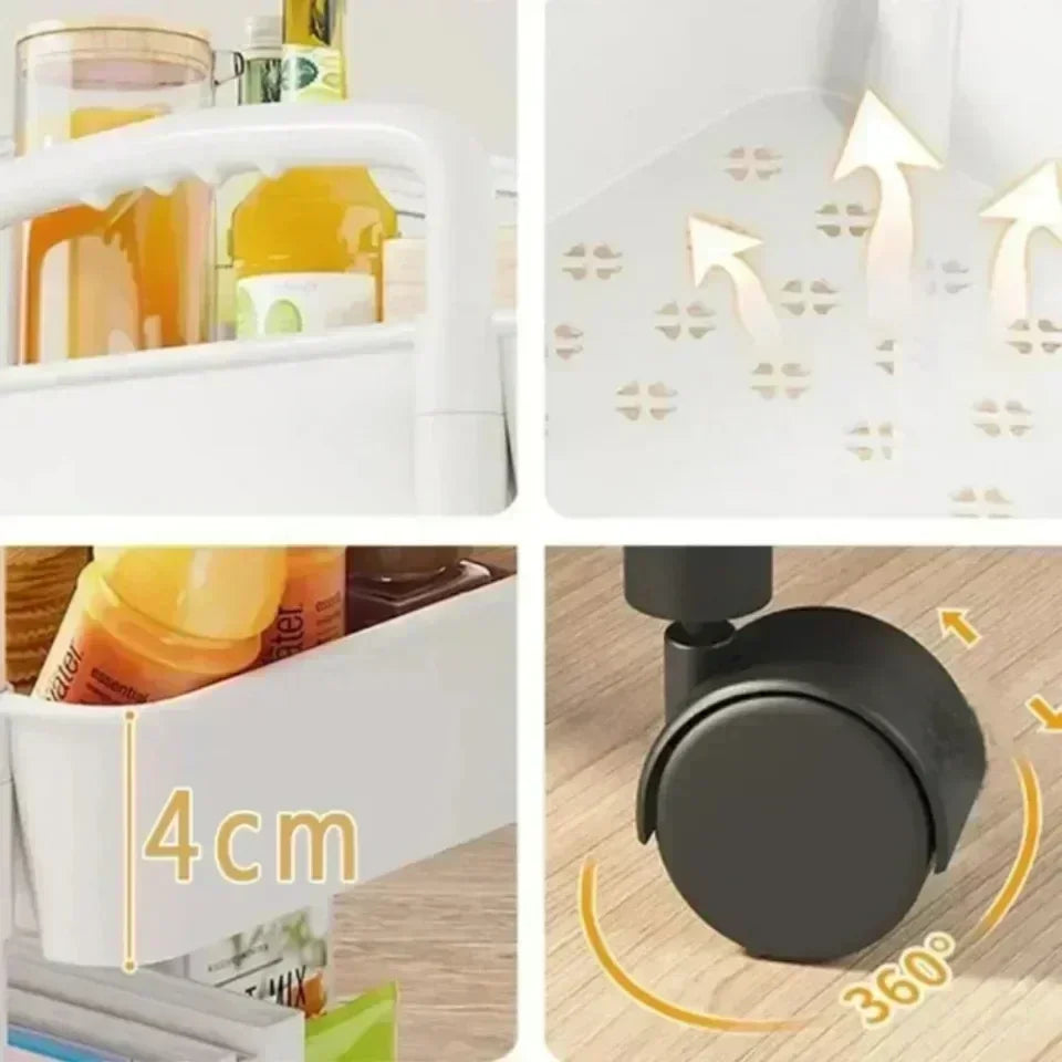 Multi-Functional 4 layers Trolley (Premium Quality)