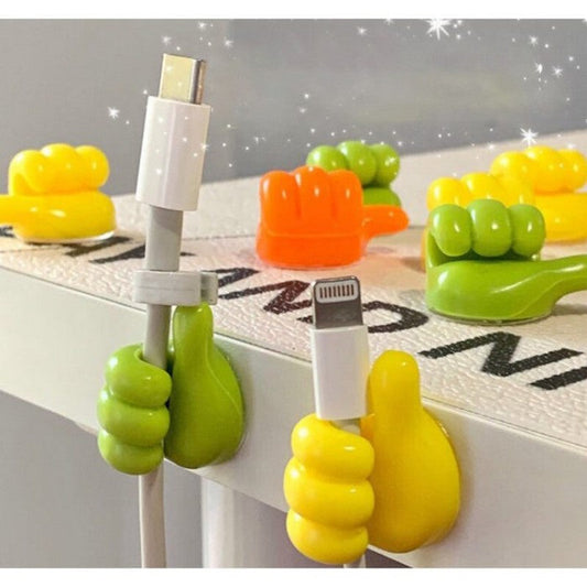 Thumb Hook Cable Clip Holders(10 Pcs)
