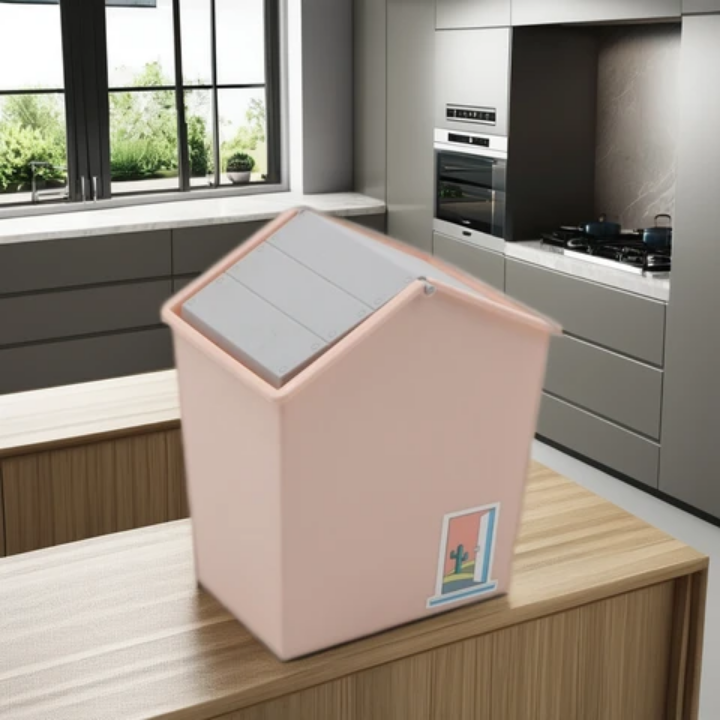 Multifunctional Hut Style Desktop Mini Dustbin (Premium Quality)
