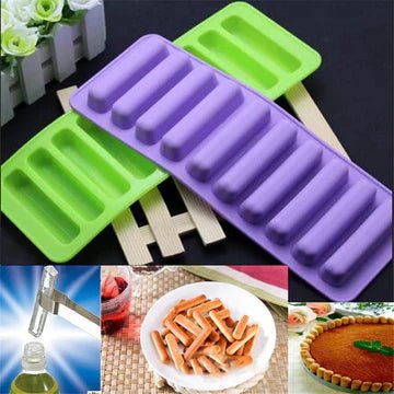 long Silicone Ice Cube Tray