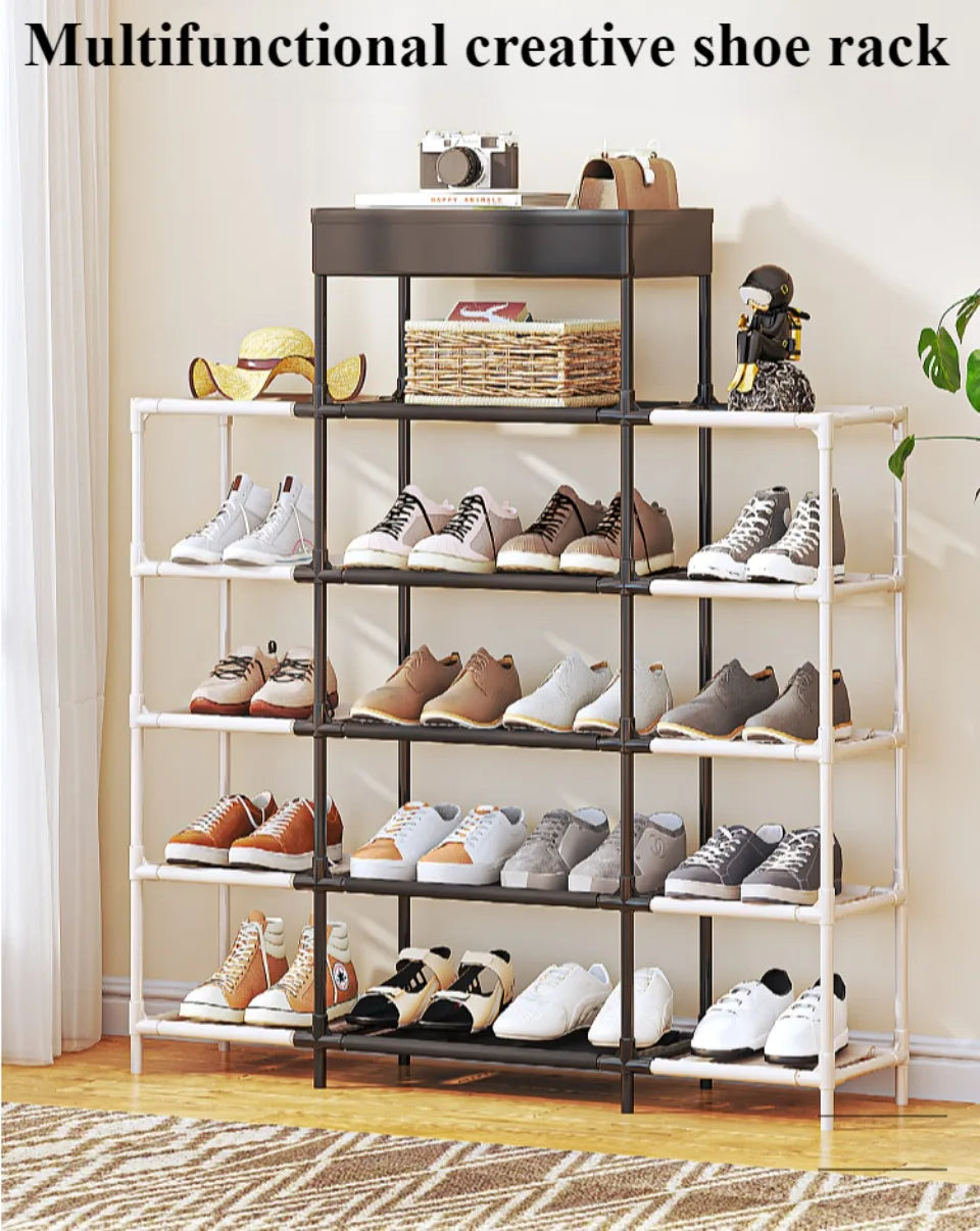 Dual Color Multifunctional Storage Shoe Rack (Premium Quality)