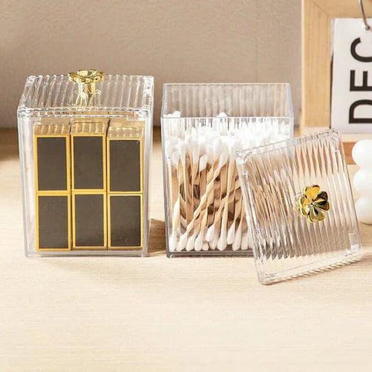 1 Pcs Multifunctional Cotton Swab Holder Makeup Organizer