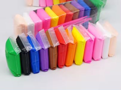 12Pcs/Set Playdough Super Light Soft Polymer Clay - 12 Fomic Play Dough - Air Dry Polymer Clay with Free Tool