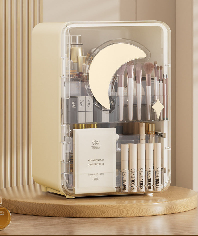 Transparent Luxury Large Capacity Cosmetics Storage Box (Premium Quality)