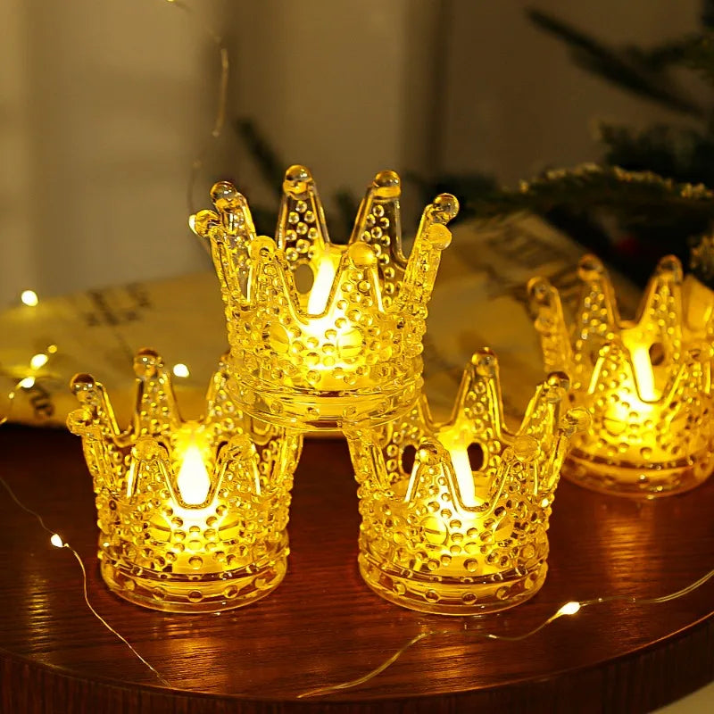 Stylish Crown Shaped Candle Light (Premium Quality)