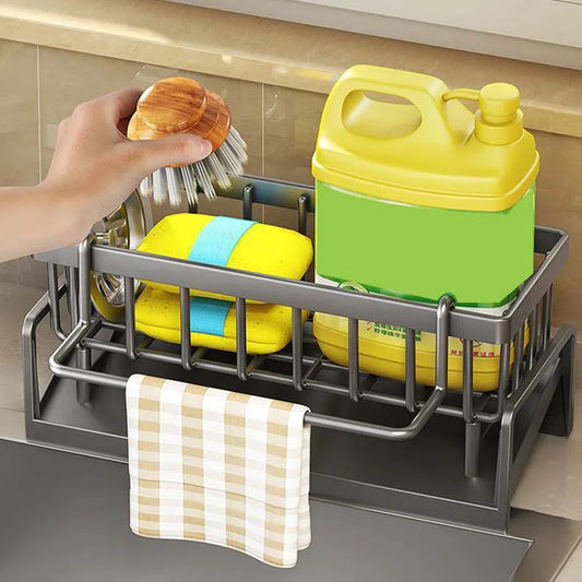 Kitchen Sink Drain Rack Organizer Multifunction
