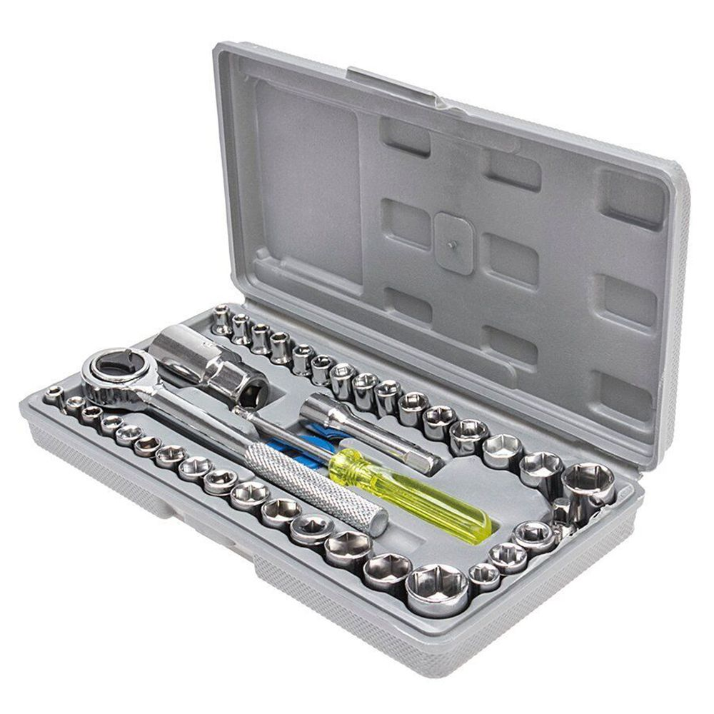 AIWA Tools Kit Socket Wrench Set 40 Pcs