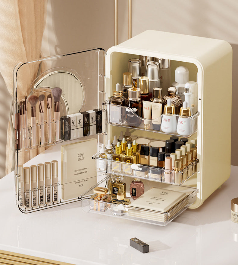 Transparent Luxury Large Capacity Cosmetics Storage Box (Premium Quality)