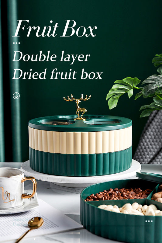 Double-Layers Nordic Style Dried Fruit Box (Premium Quality)