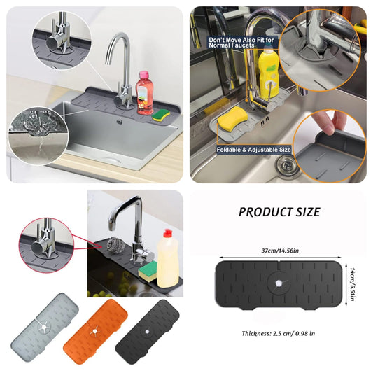 1Pcs Silicone Splash Paid Kitchen And Bathroom Accessories